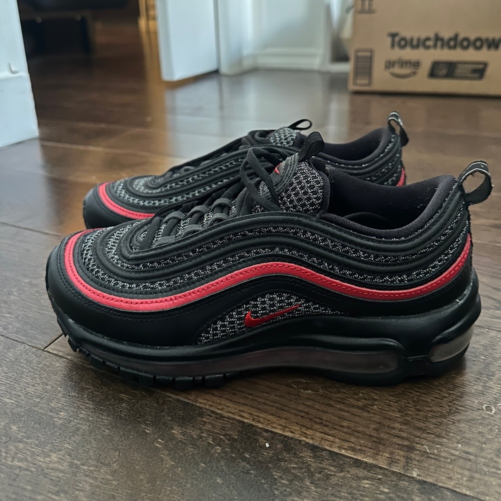 Nike Air Max 97 Black and Red Sneakers